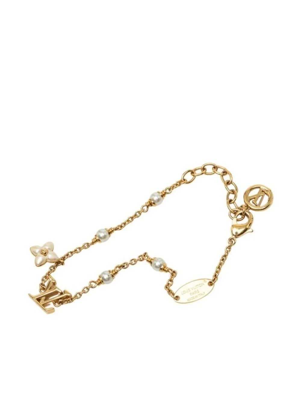 Louis Vuitton Bracelet LV Floragram XS Gold Plating
